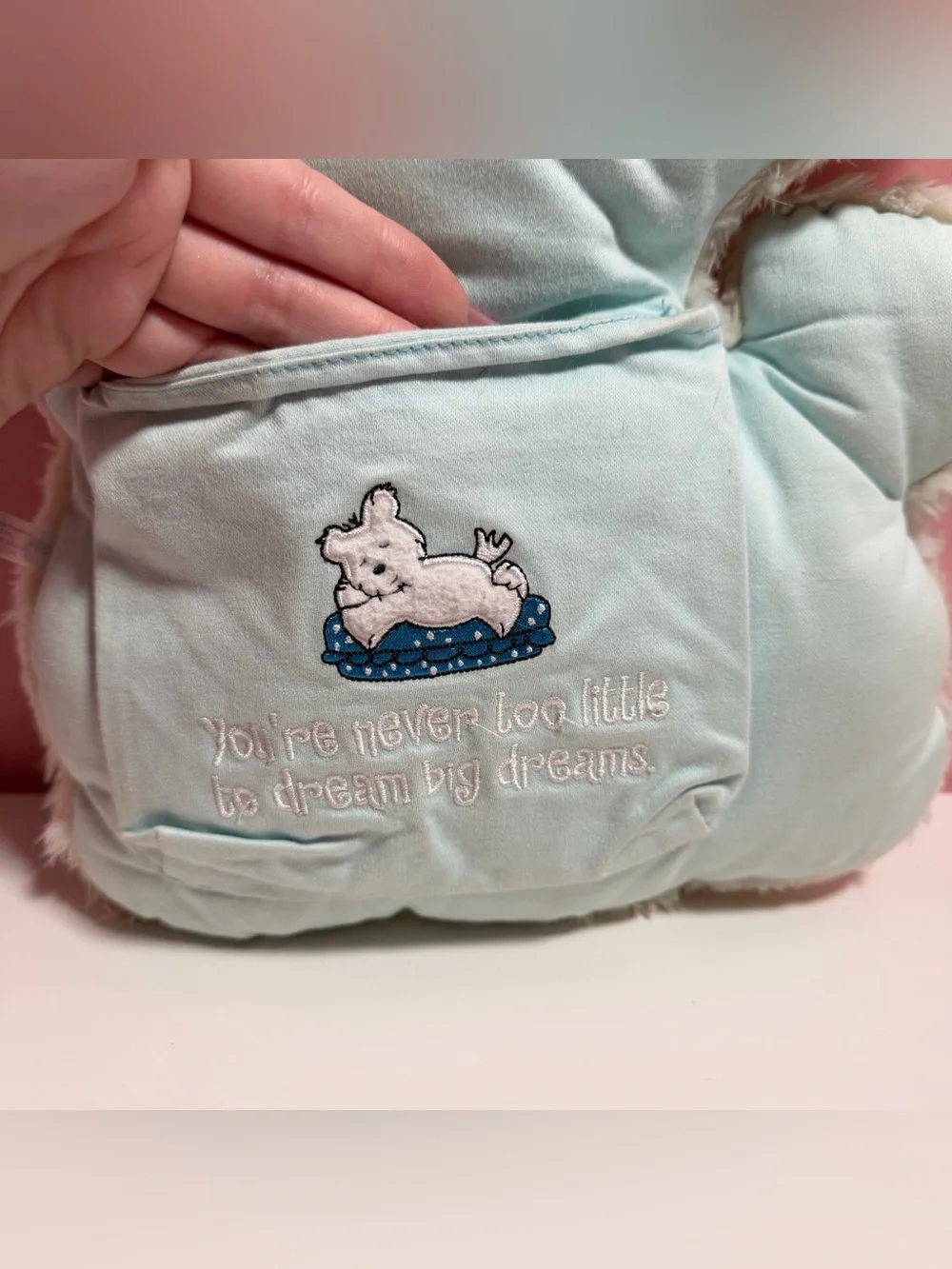 Vintage Y2K American girl doll coconut plush pillow